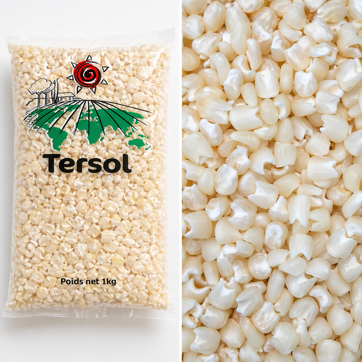 Maïs cassé Tersol 1kg